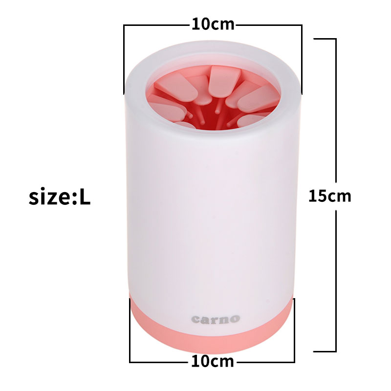 Vaso para limpieza de patas de mascotas – Suave, rápido, sin ensuciar