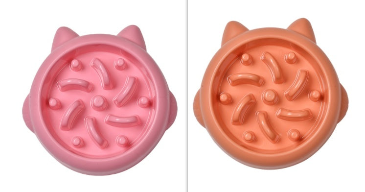 Cuenco de alimentación lenta para mascotas – Detiene el comer rápido fácilmente